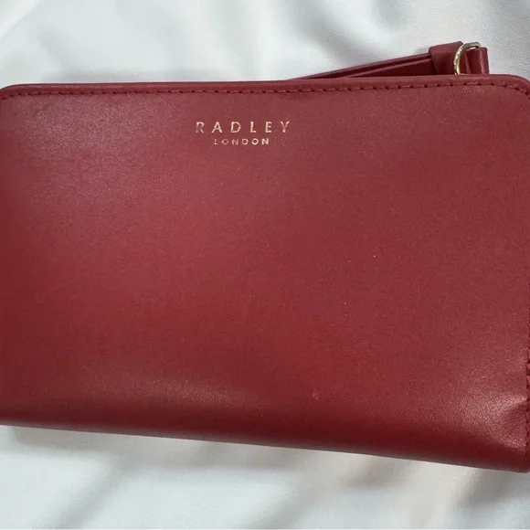 RADLEY LONDON Red Wallet with Floral Design - Picture 3 of 4